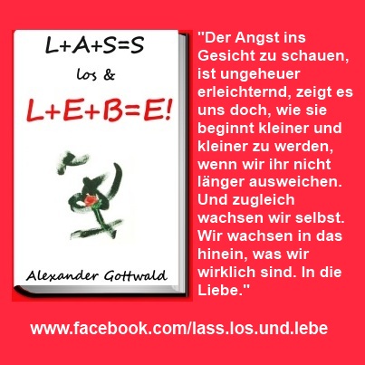 L+A+S=S los & L+E+B=E! Buch Liebe Zitat 2 Alexander Gottwald